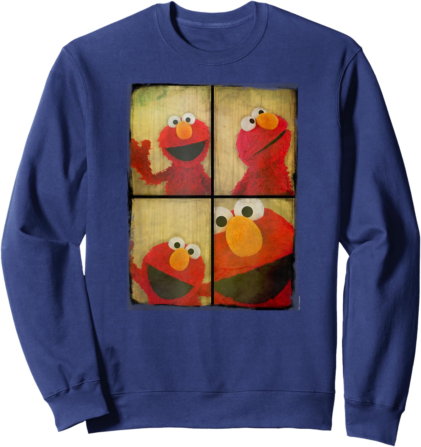 Sesame Street Photo Booth Elmo Sweatshirt - Sweatshirt | Navy
