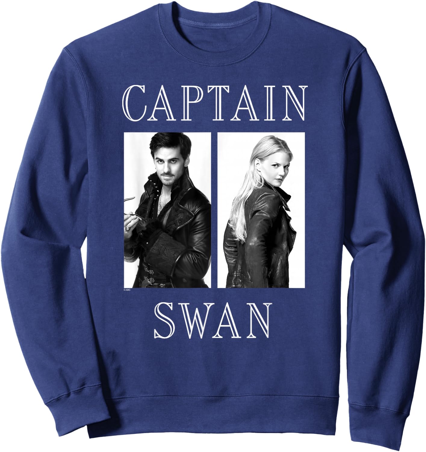 Once Upon a Time Captain Swan Eyes Sweatshirt - Sweatshirt | Navy
