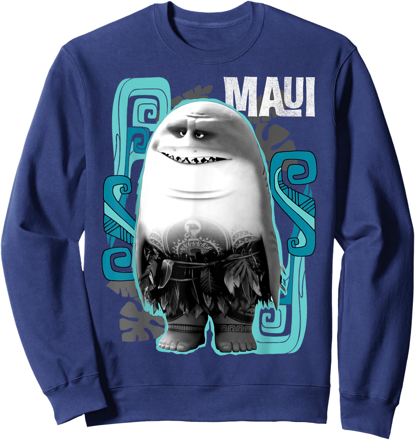 Disney Moana Maui Half Shark Sweatshirt - Sweatshirt | Navy