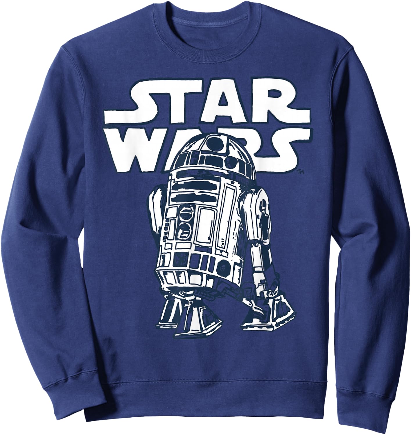 Star Wars R2-D2 Vintage Style Graphic C1 Sweatshirt - Sweatshirt | Navy