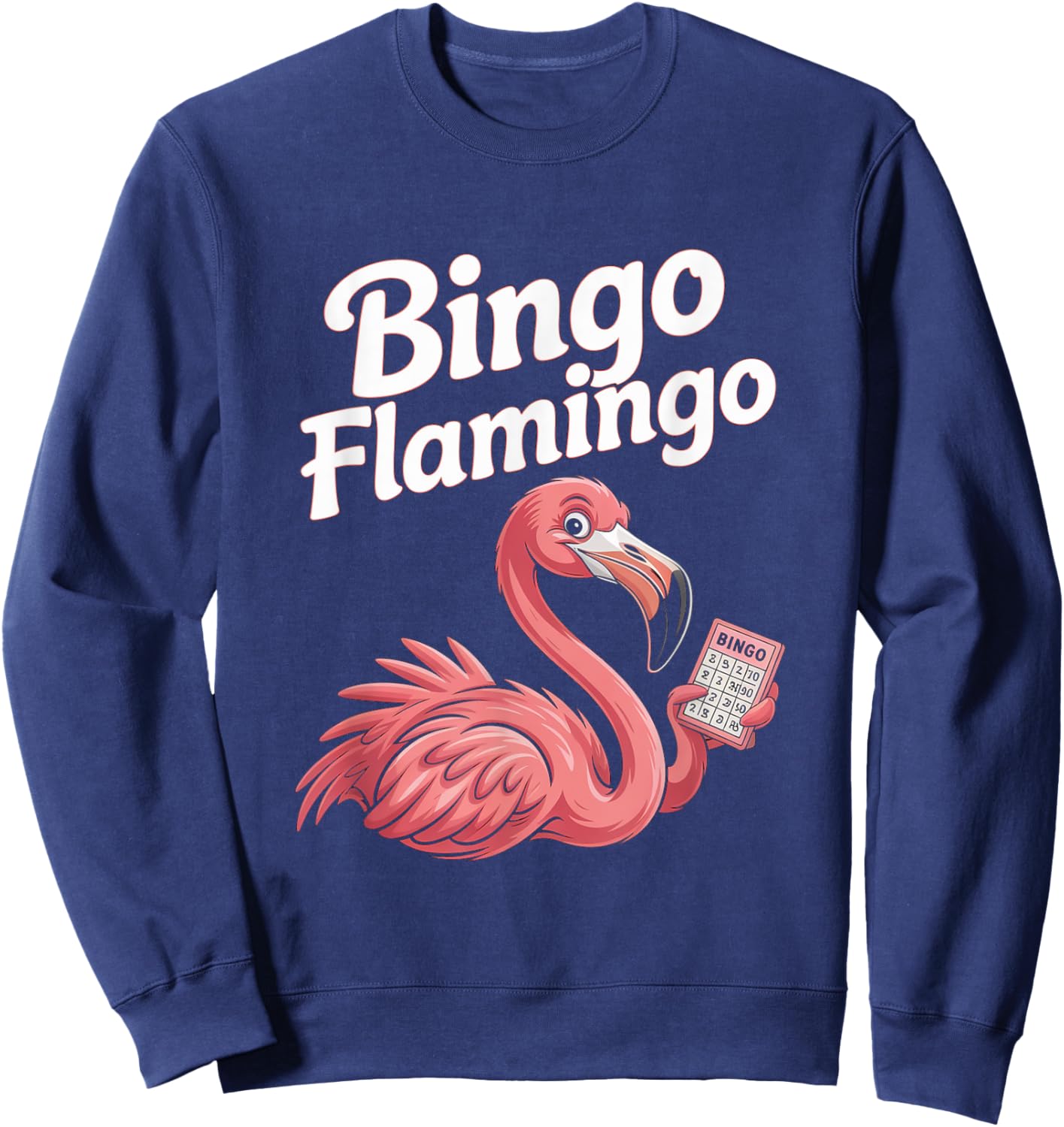 Bingo Flamingo Sweatshirt - Sweatshirt | Navy