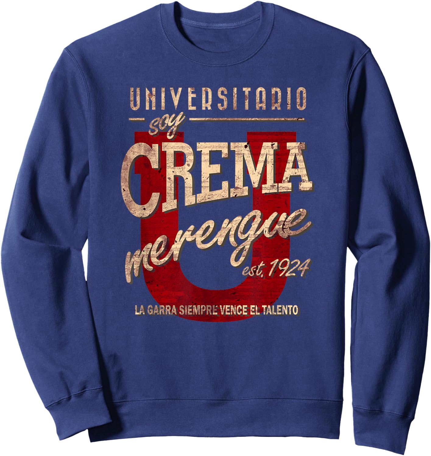 Universitario de Deportes Peruvian Fans for Merengue Sweatshirt - Sweatshirt | Navy
