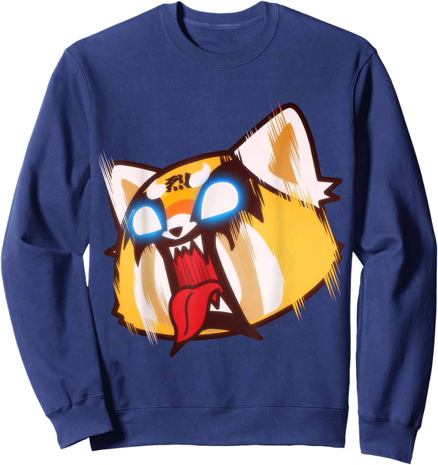 Aggretsuko Screaming Rage Shirt Sweatshirt - Sweatshirt | Navy