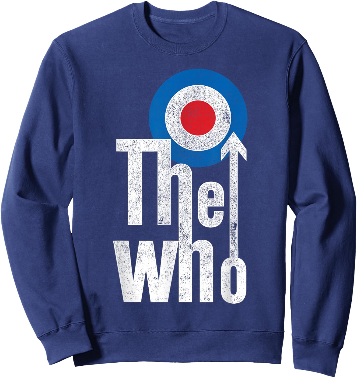 The Who Official Target Logo Arrow Sweatshirt - Sweatshirt | Navy