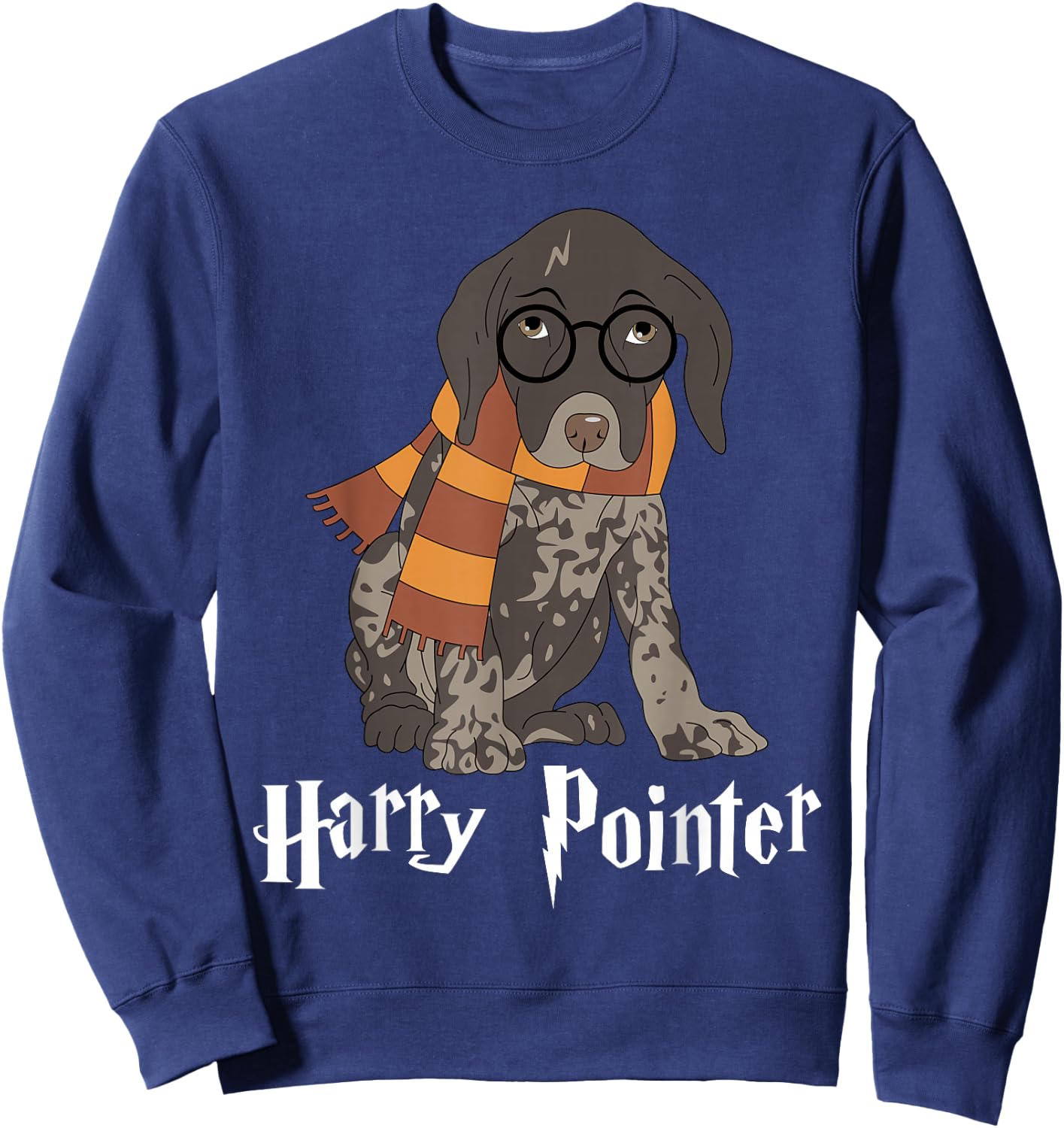 Funny German Shorthaired Pointer - Harry Pointer Sweatshirt - Sweatshirt | Navy