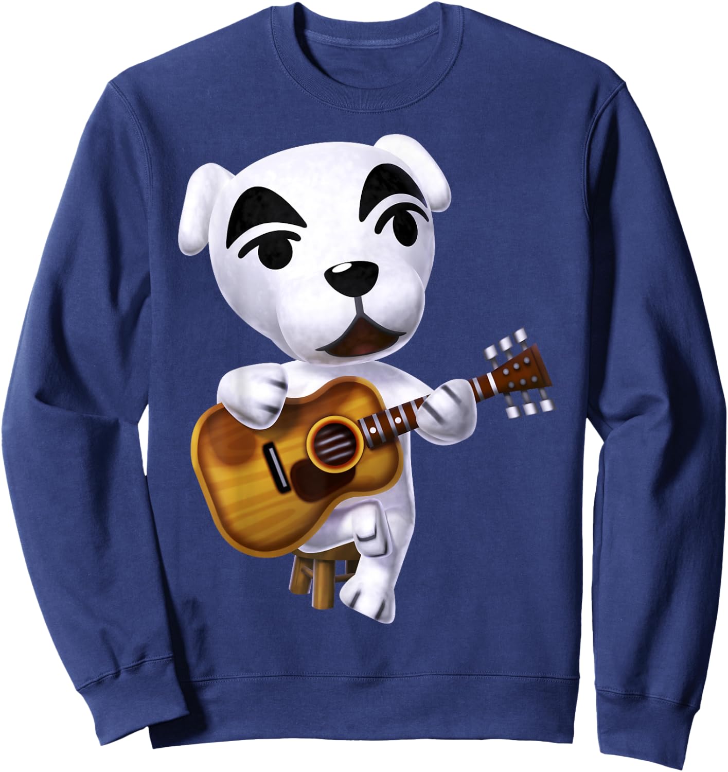 Nintendo Animal Cross K.K. Slider Strumming Graphic Sweatshirt - Sweatshirt | Navy