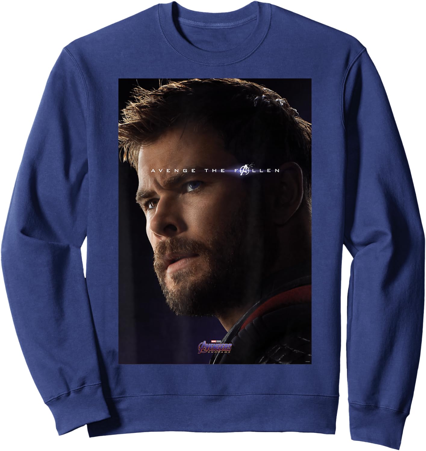 Marvel Avengers Endgame Thor What Ever It Takes Poster Sweatshirt - Sweatshirt | Navy