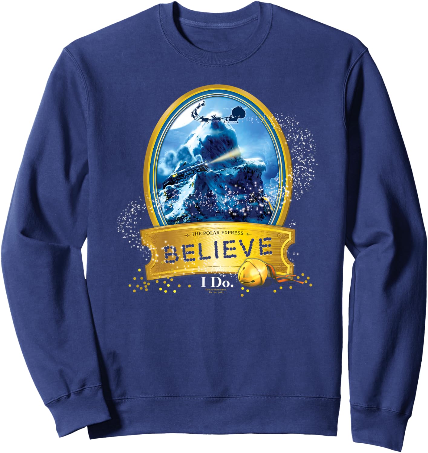 Polar Express True Believer Sweatshirt - Sweatshirt | Navy
