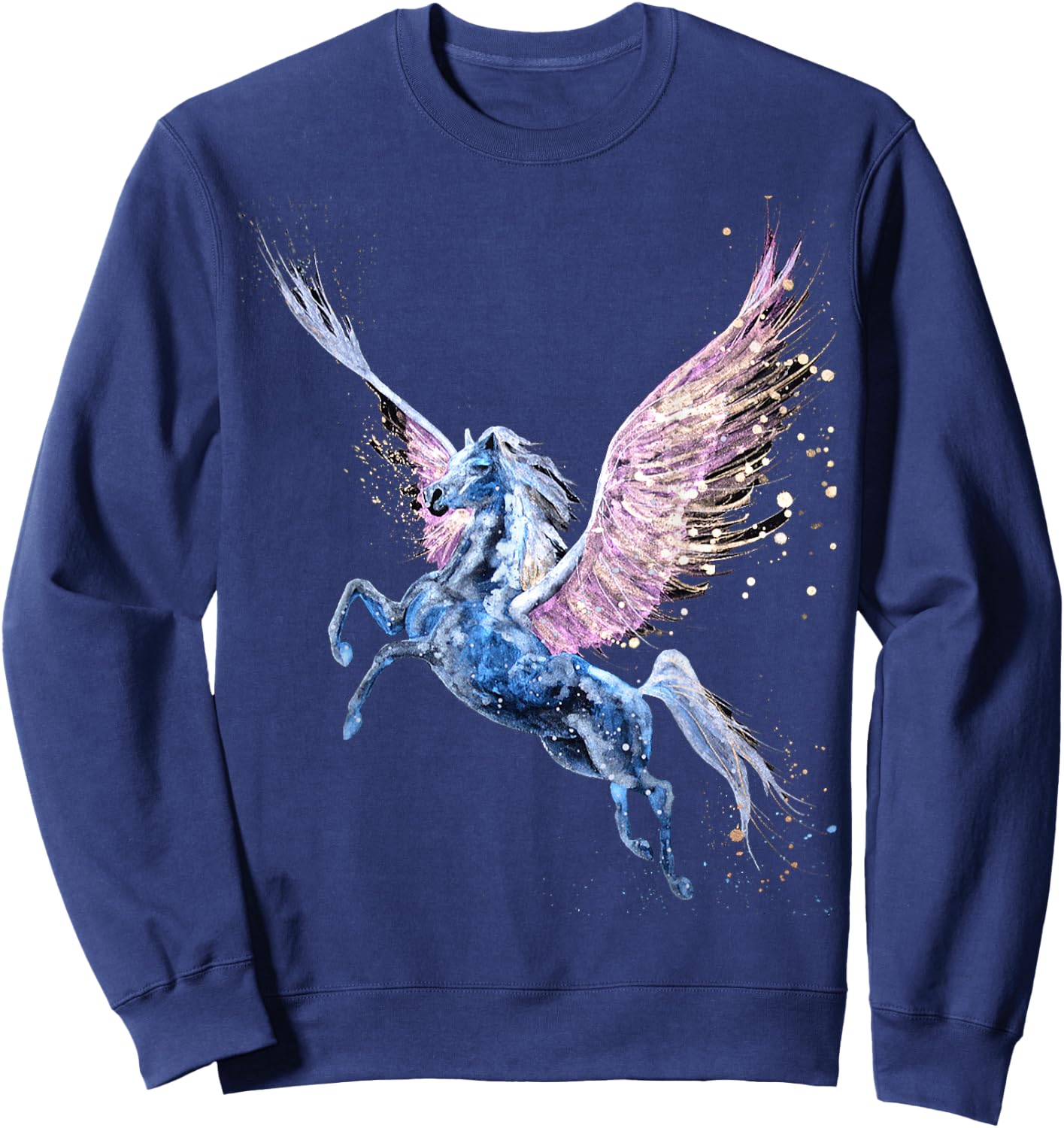 Pegasus Flying Horse Sweatshirt - Sweatshirt | Navy