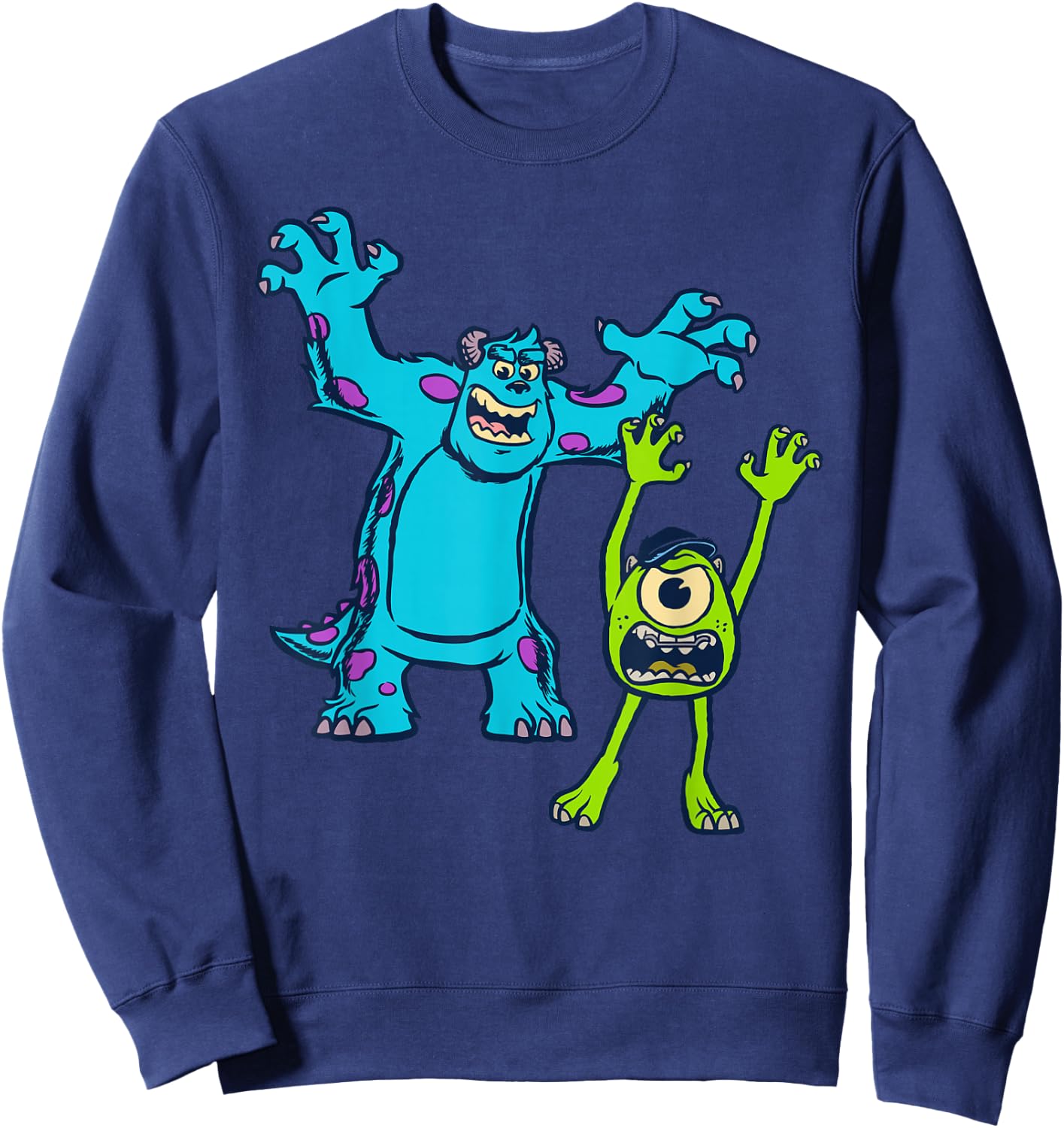 Disney Pixar Monsters University Sulley and Mike Sweatshirt - Sweatshirt | Navy