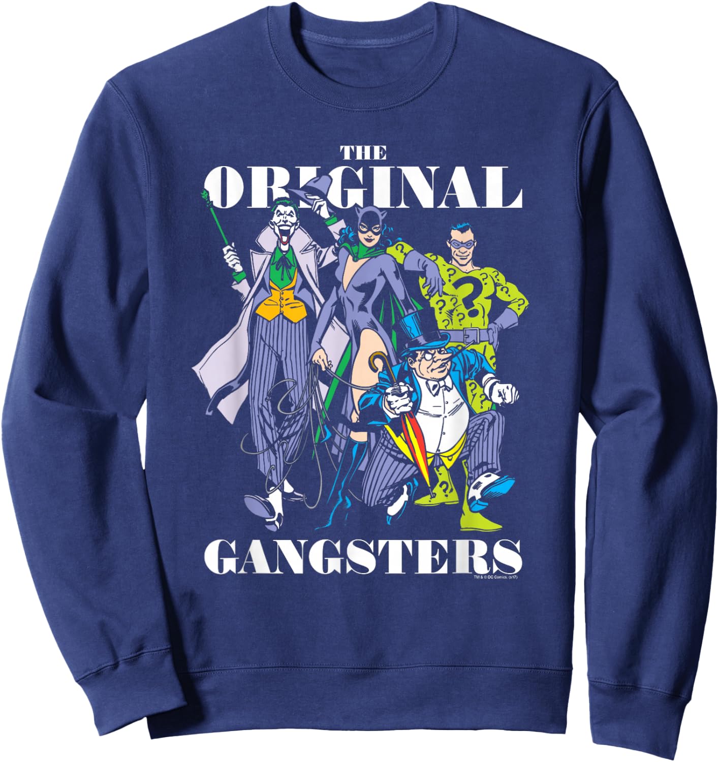 Batman Original Gangsters T Shirt Sweatshirt - Sweatshirt | Navy