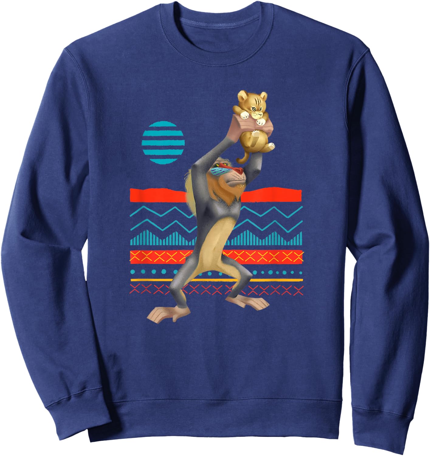 Disney The Lion King Rafiki Baby Simba Live Action Sweatshirt - Sweatshirt | Navy