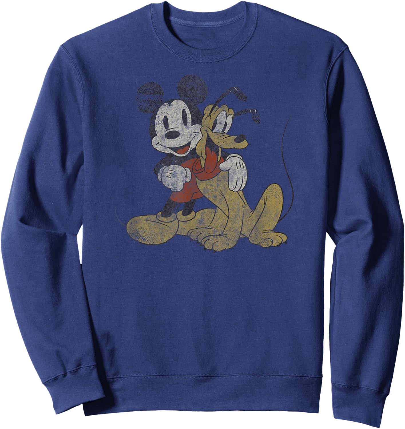 Disney - Mickey Mouse and Pluto Best Buds Sweatshirt - Sweatshirt | Navy