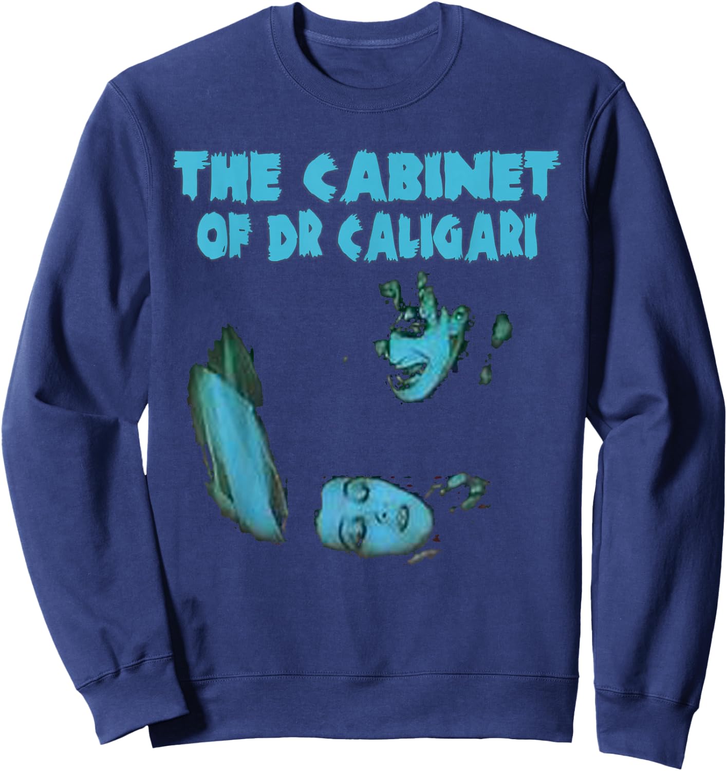 The Cabinet of Dr Caligari Silent Horror Sweatshirt - Sweatshirt | Navy