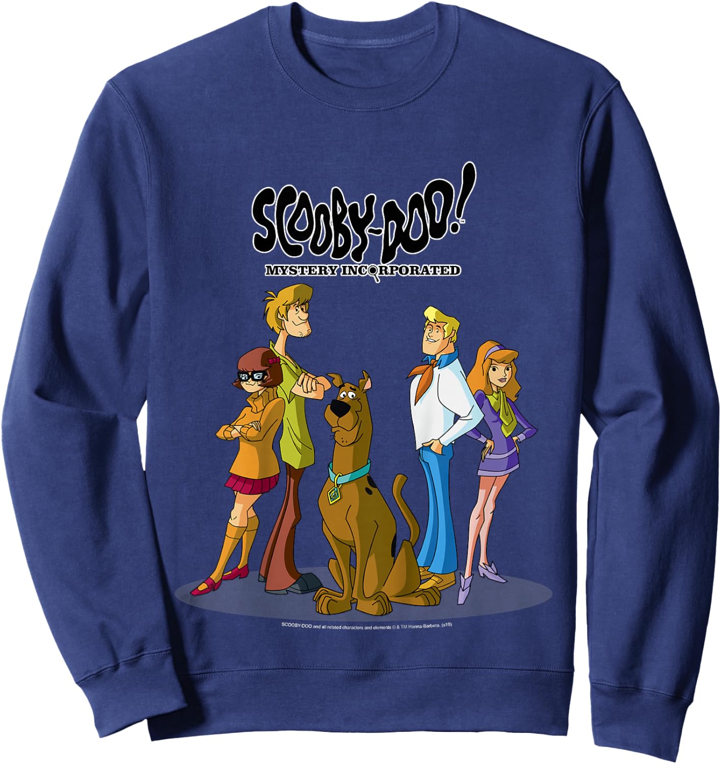 Kids Scooby-Doo Mystery Incorporated Mystery Gang Portrait Sweatshirt - Sweatshirt | Navy