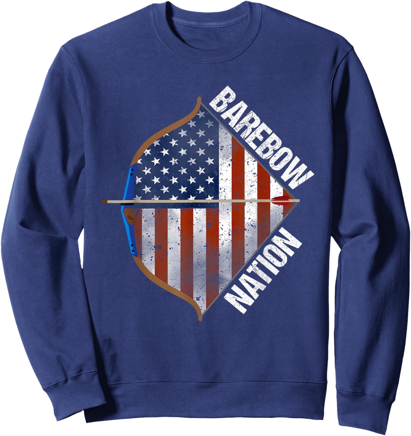 Barebow Nation Recurve Archery Sweatshirt - Sweatshirt | Navy