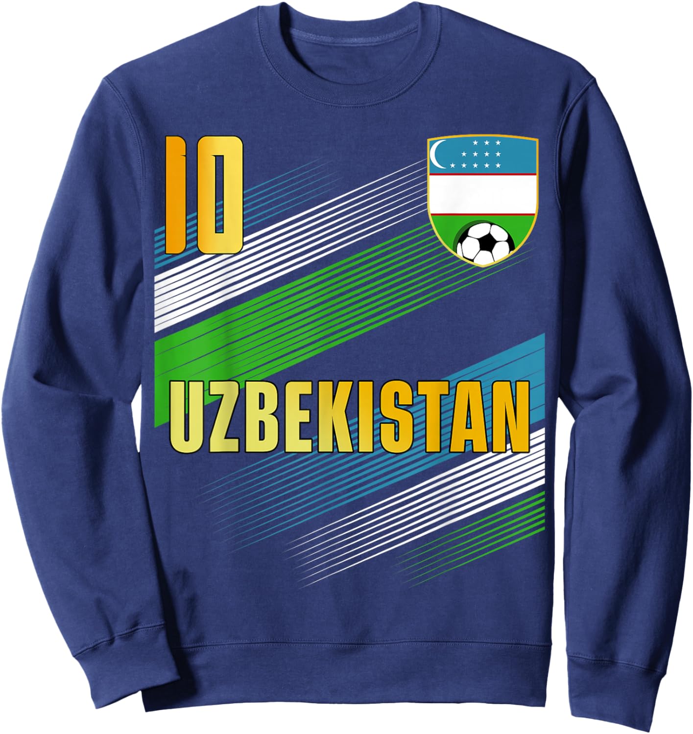 Uzbekistan Flag Uzbekistani Pride Lovers Sweatshirt - Sweatshirt | Navy