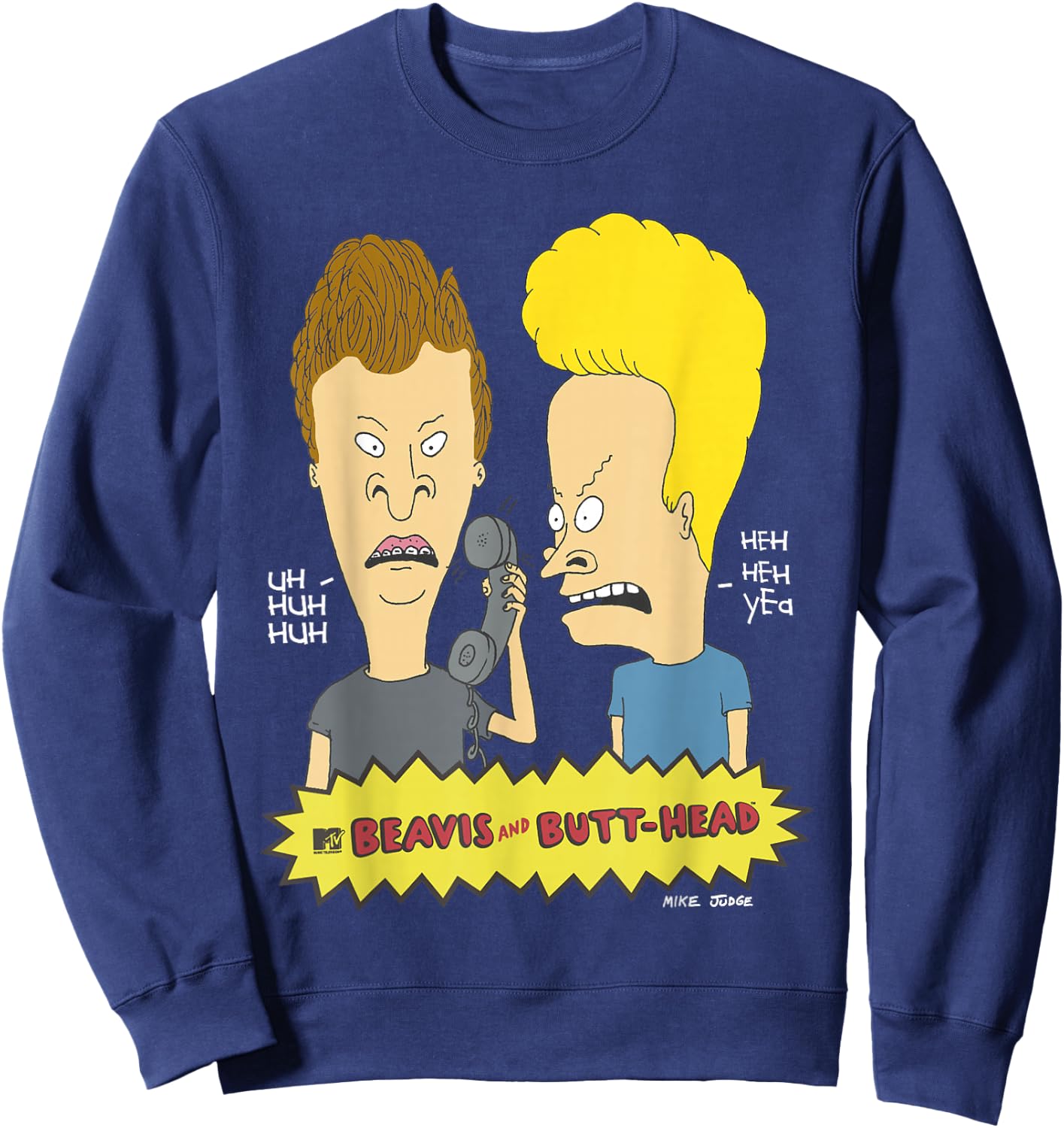 Beavis and Butt-Head Prank Call Sweatshirt - Sweatshirt | Navy