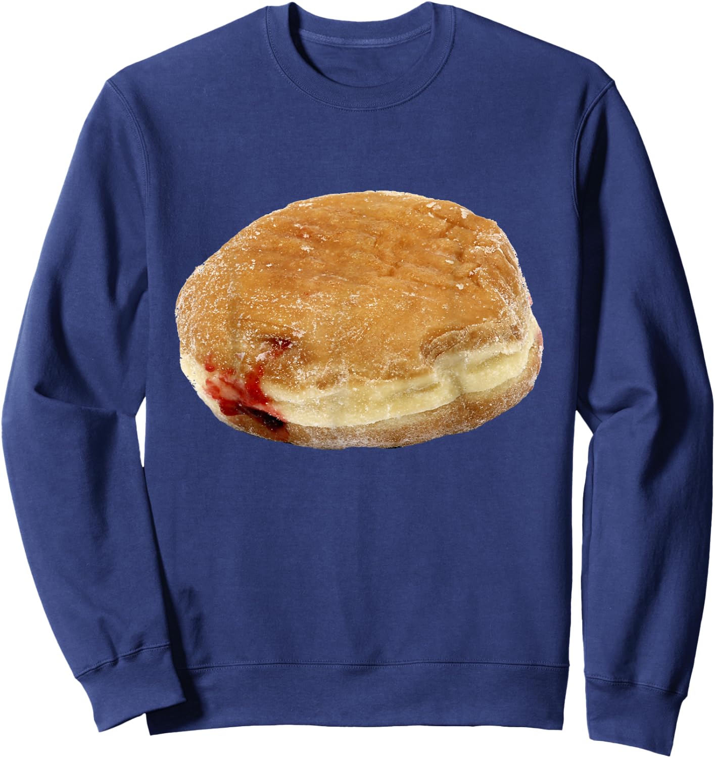 Jelly Filled Donut Sweatshirt - Sweatshirt | Navy