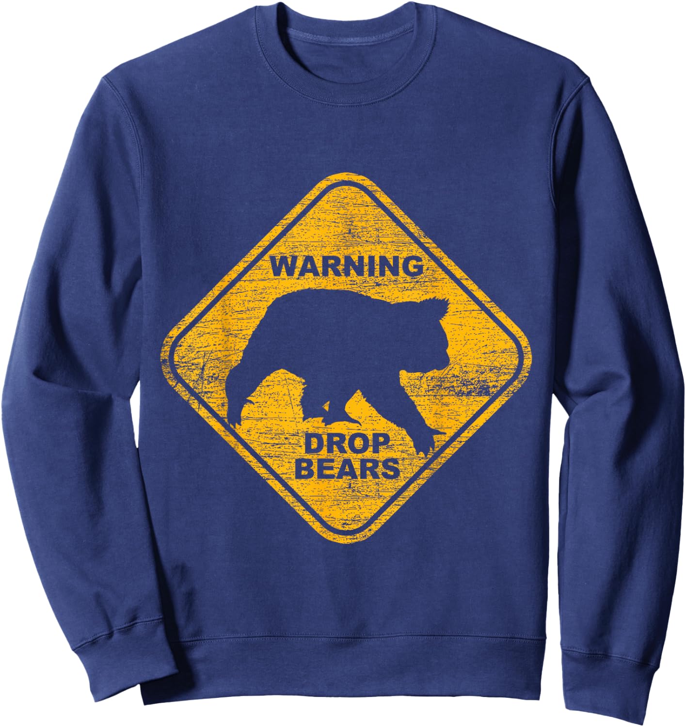 Attention Falling Bears Animal Design Australia Gift Koala Sweatshirt - Sweatshirt | Navy