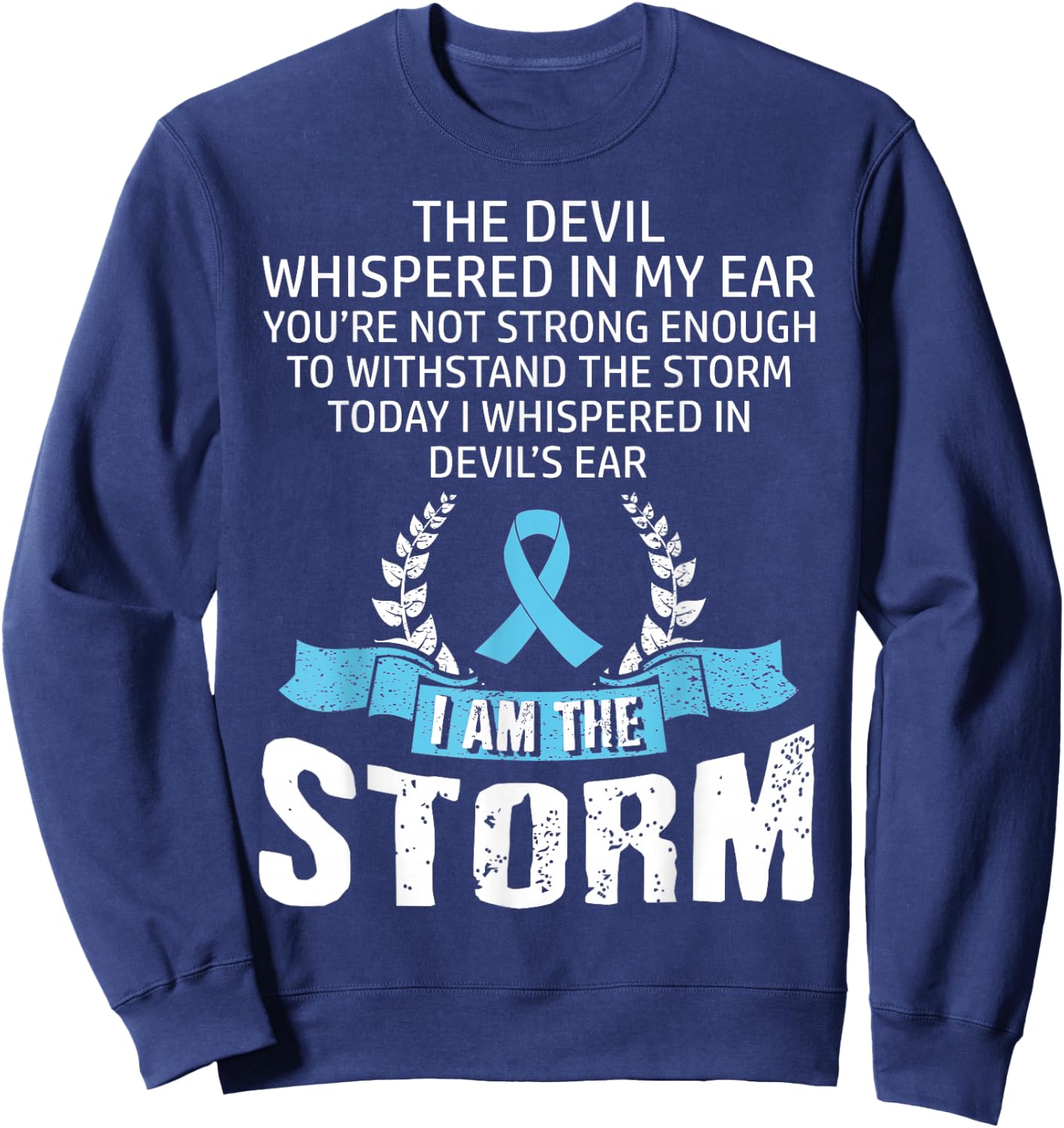 Prostate Cancer Awareness Storm Sweatshirt - Sweatshirt | Navy