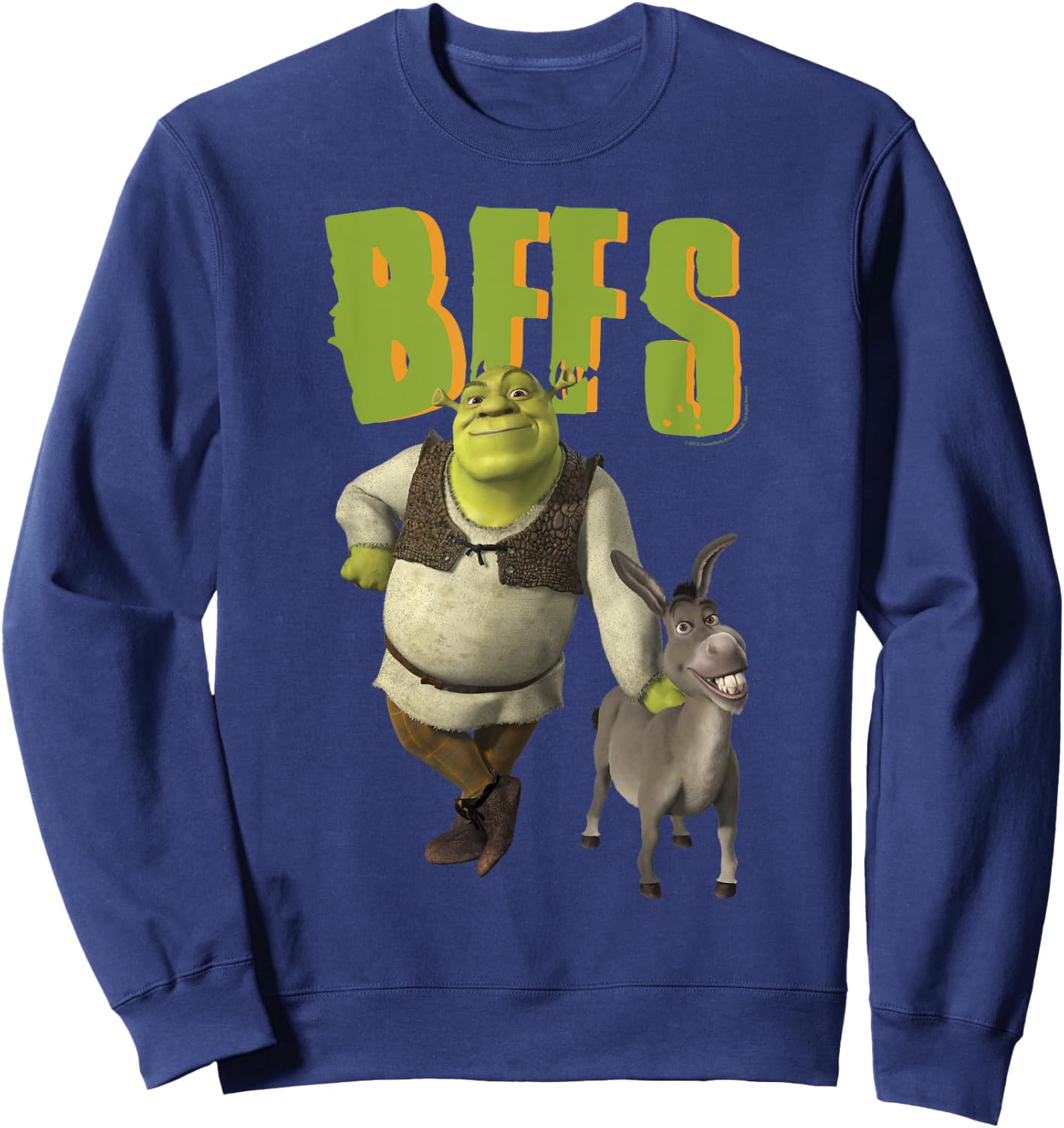 Shrek 2 And Donkey BFFS Sweatshirt - Sweatshirt | Navy