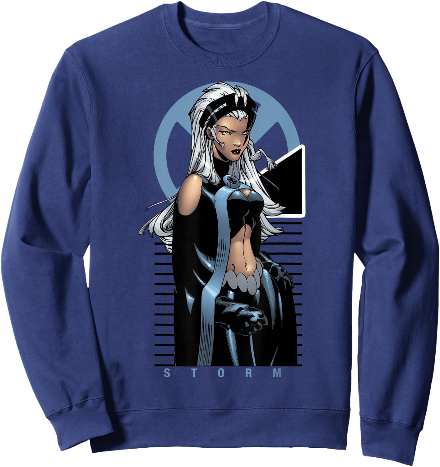Marvel X-Men The Storm of the Century Pose Graphic Sweatshirt - Sweatshirt | Navy