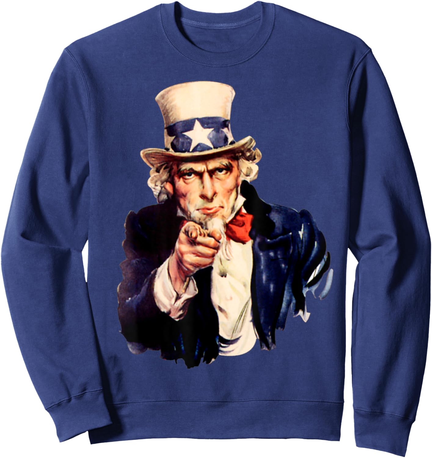 I want you - Uncle Sam FUN Sweatshirt - Sweatshirt | Navy