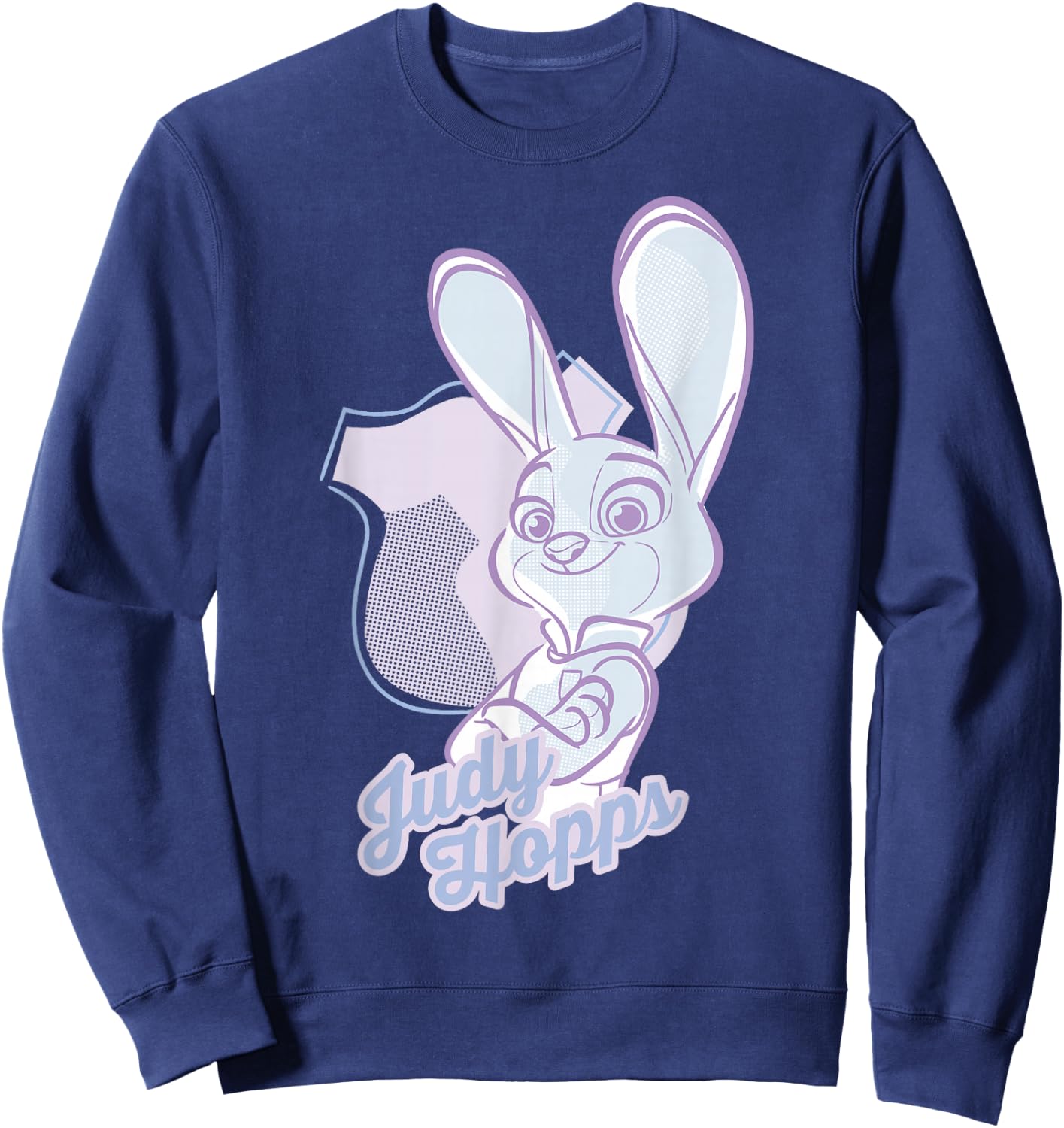 Disney Zootopia Juddy Hopps Pastel Line Pop Graphic Sweatshirt - Sweatshirt | Navy