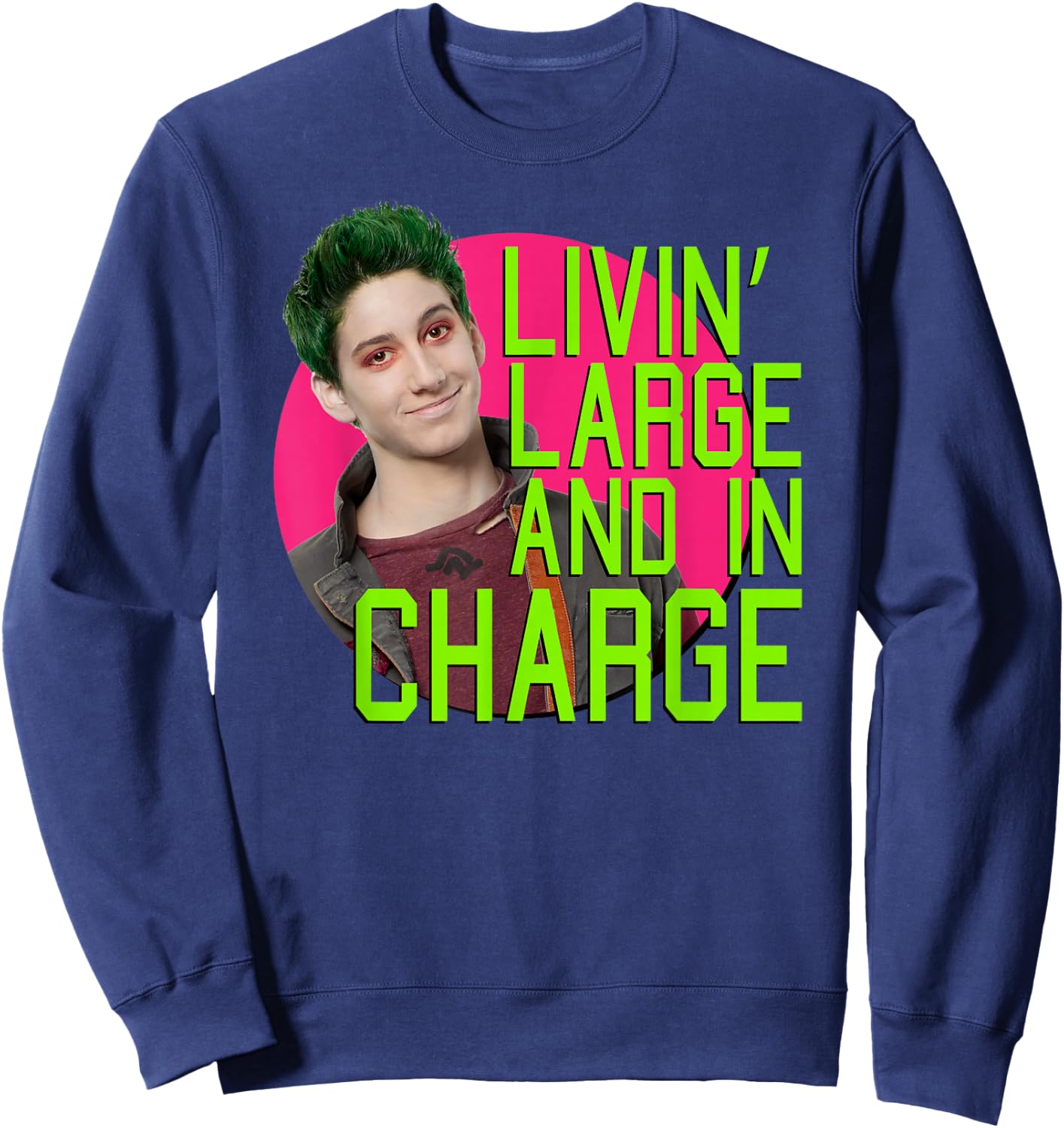 Zombies - Zed Zed Large and In Charge Sweatshirt - Sweatshirt | Navy