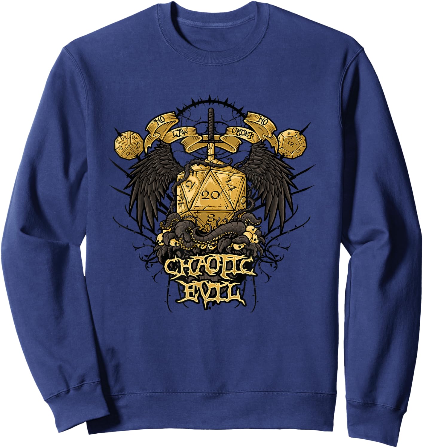 Chaotic Evil Sweatshirt - Sweatshirt | Navy