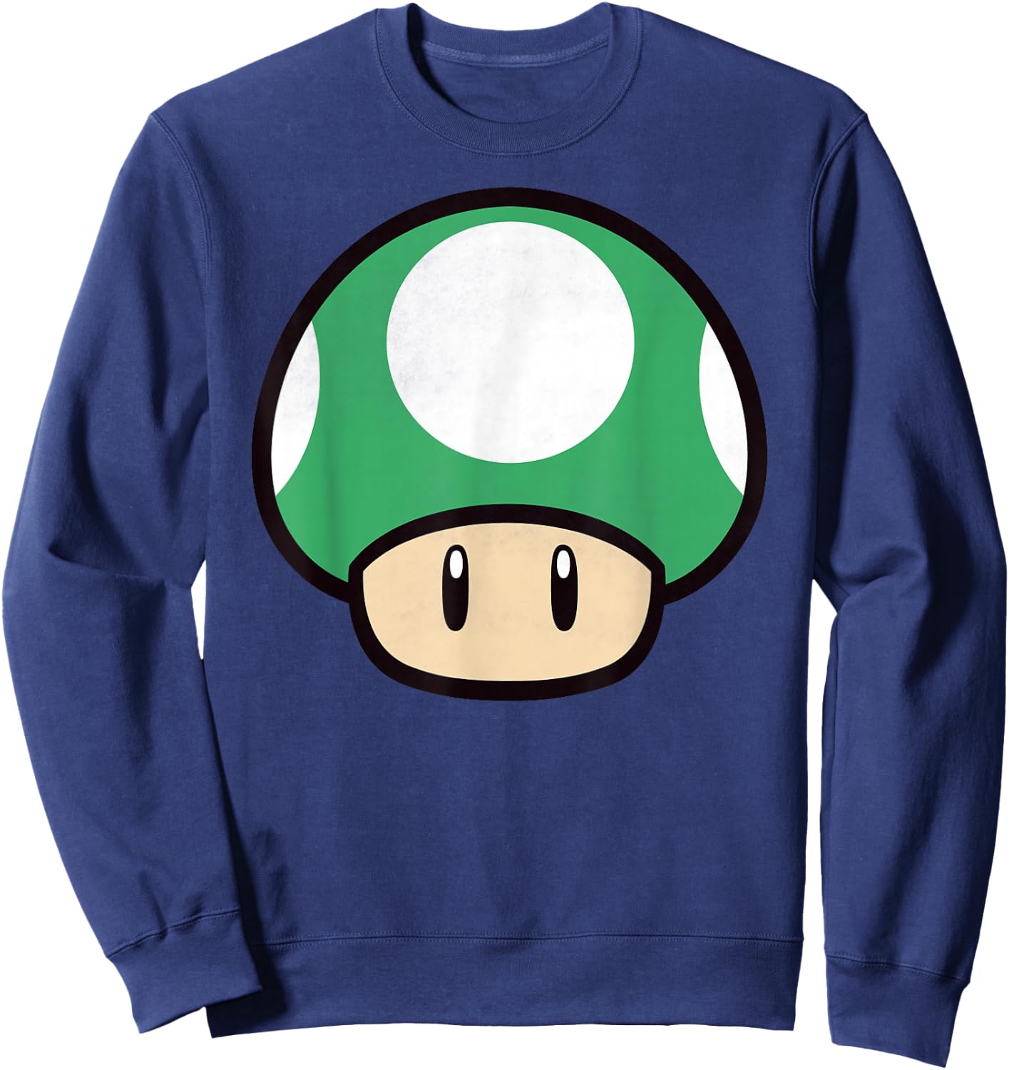 Nintendo Super Mario Big 1-Up Mushroom Graphic Sweatshirt - Sweatshirt | Navy