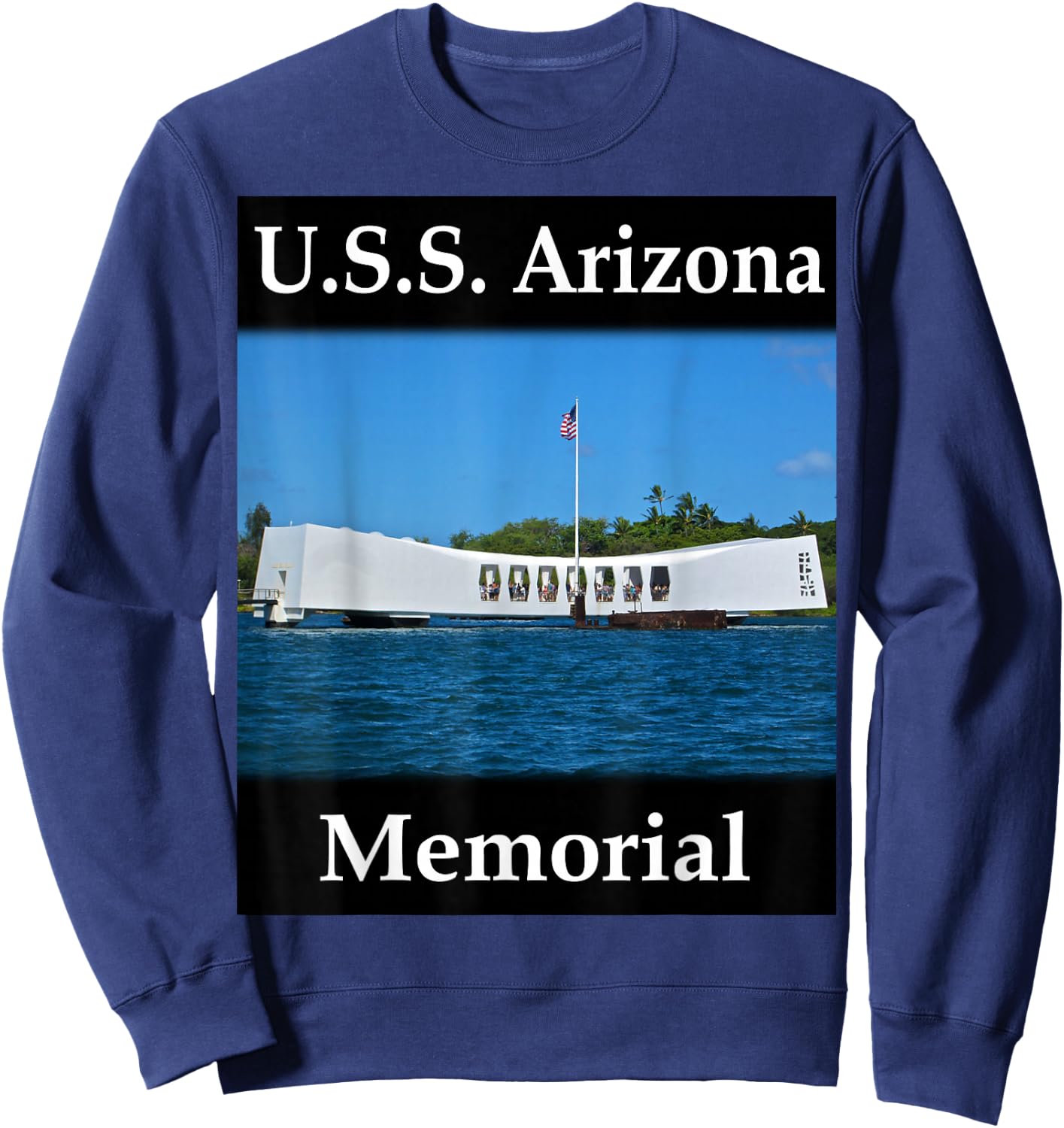 Yellow House Outlet: U.S.S. Arizona Memorial Sweatshirt - Sweatshirt | Navy