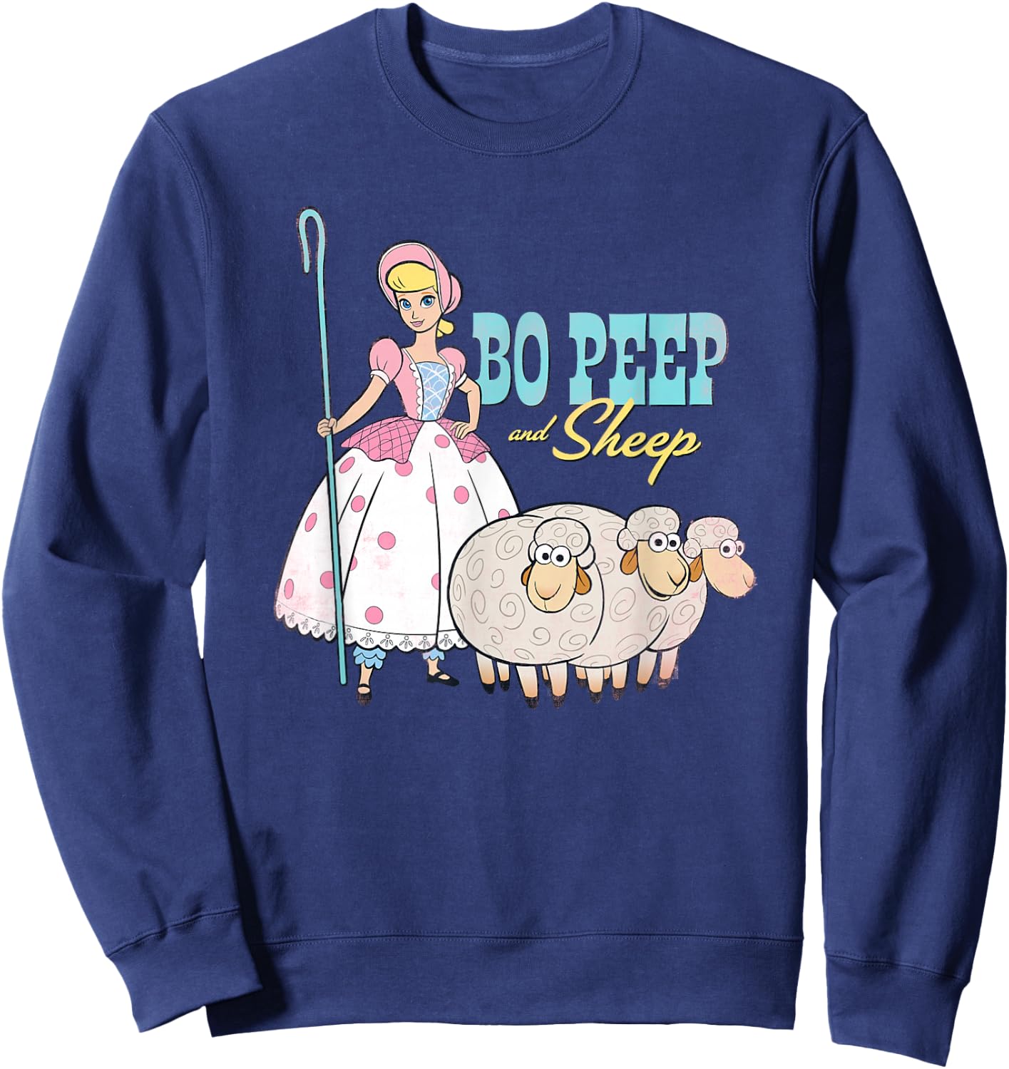 Disney Pixar Toy Story 4 Bo Peep and Sheep Sweatshirt - Sweatshirt | Navy