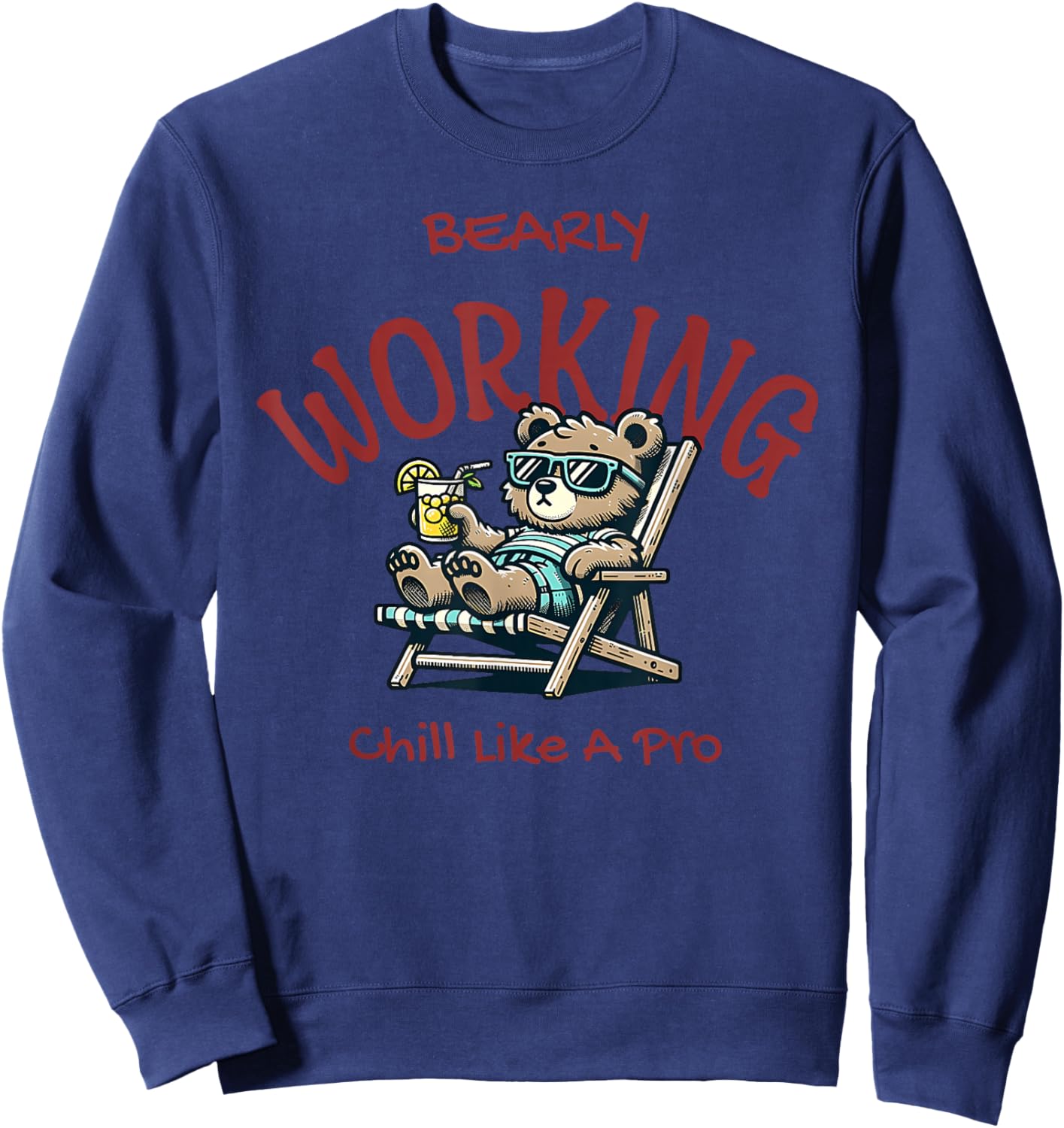 Funny Design Sweatshirt - Sweatshirt | Navy
