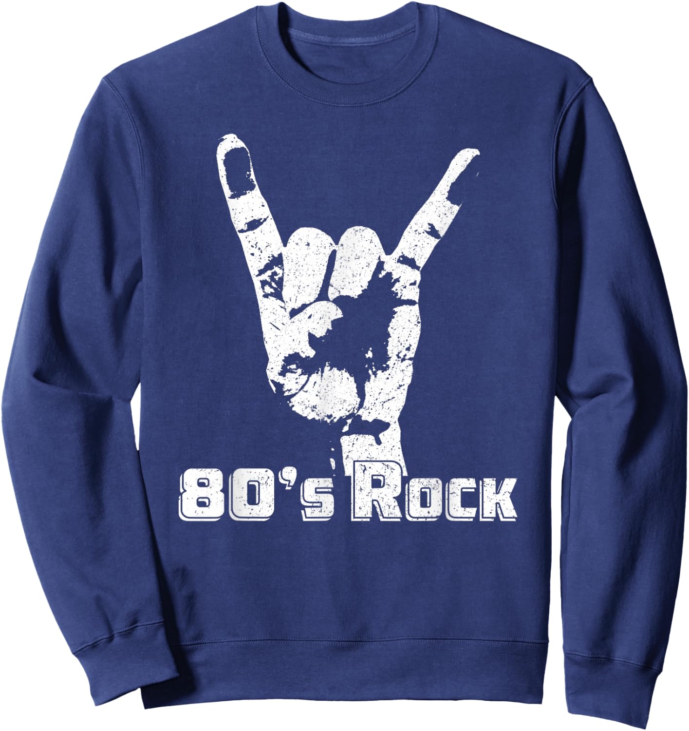 80 s Rock - 80s Rock Band Sweatshirt - Sweatshirt | Navy
