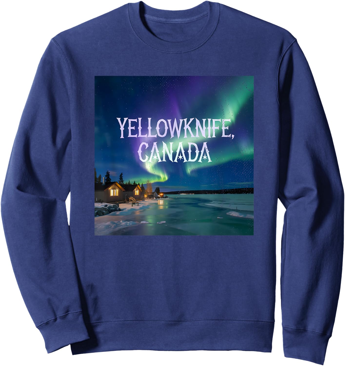 Yellowknife Canada Sweatshirt - Sweatshirt | Navy