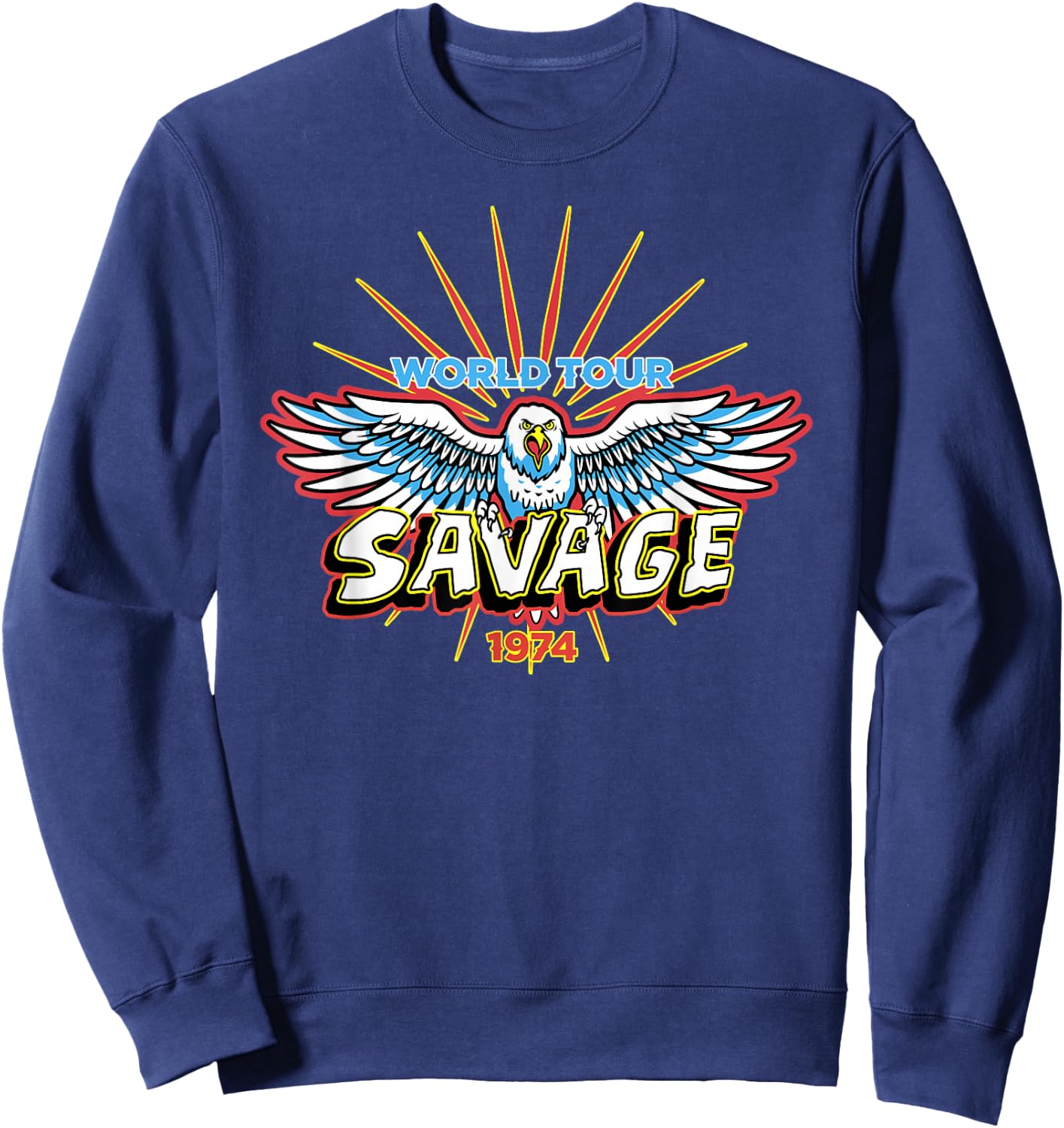 Savage World Tour 1974 X-23 Laura Kinney Cosplay Sweatshirt - Sweatshirt | Navy