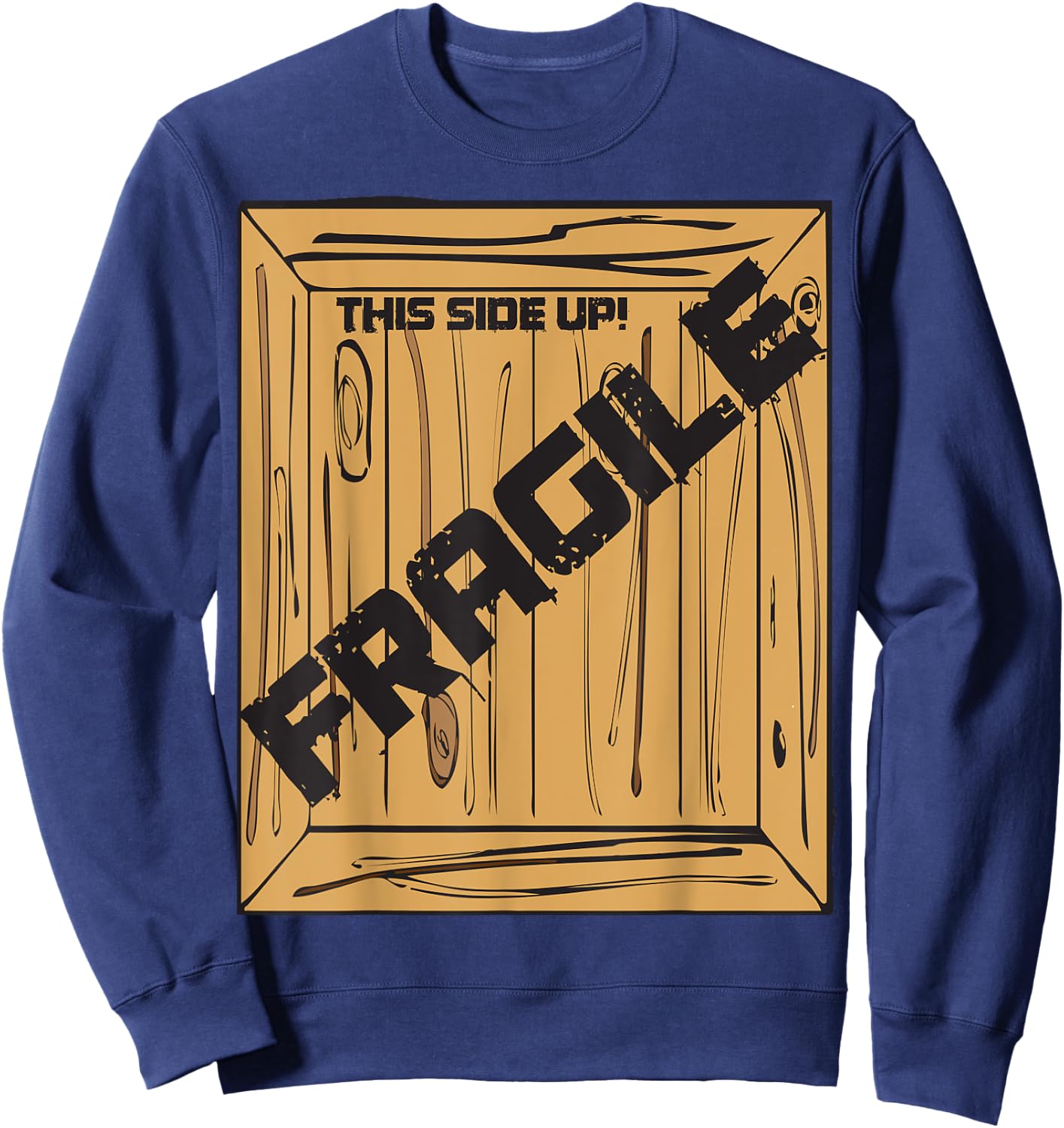 Fragile Shirt Halloween Christmas Costume Movie Shirt Sweatshirt - Sweatshirt | Navy