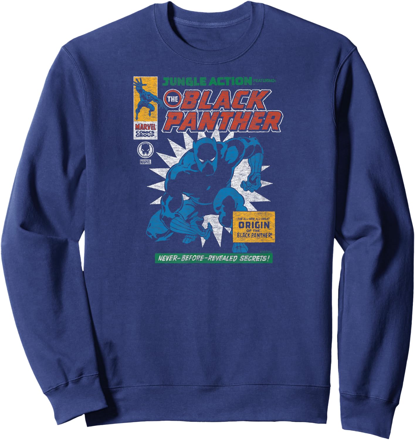 Black Panther - Comic Cover Sweatshirt - Sweatshirt | Navy