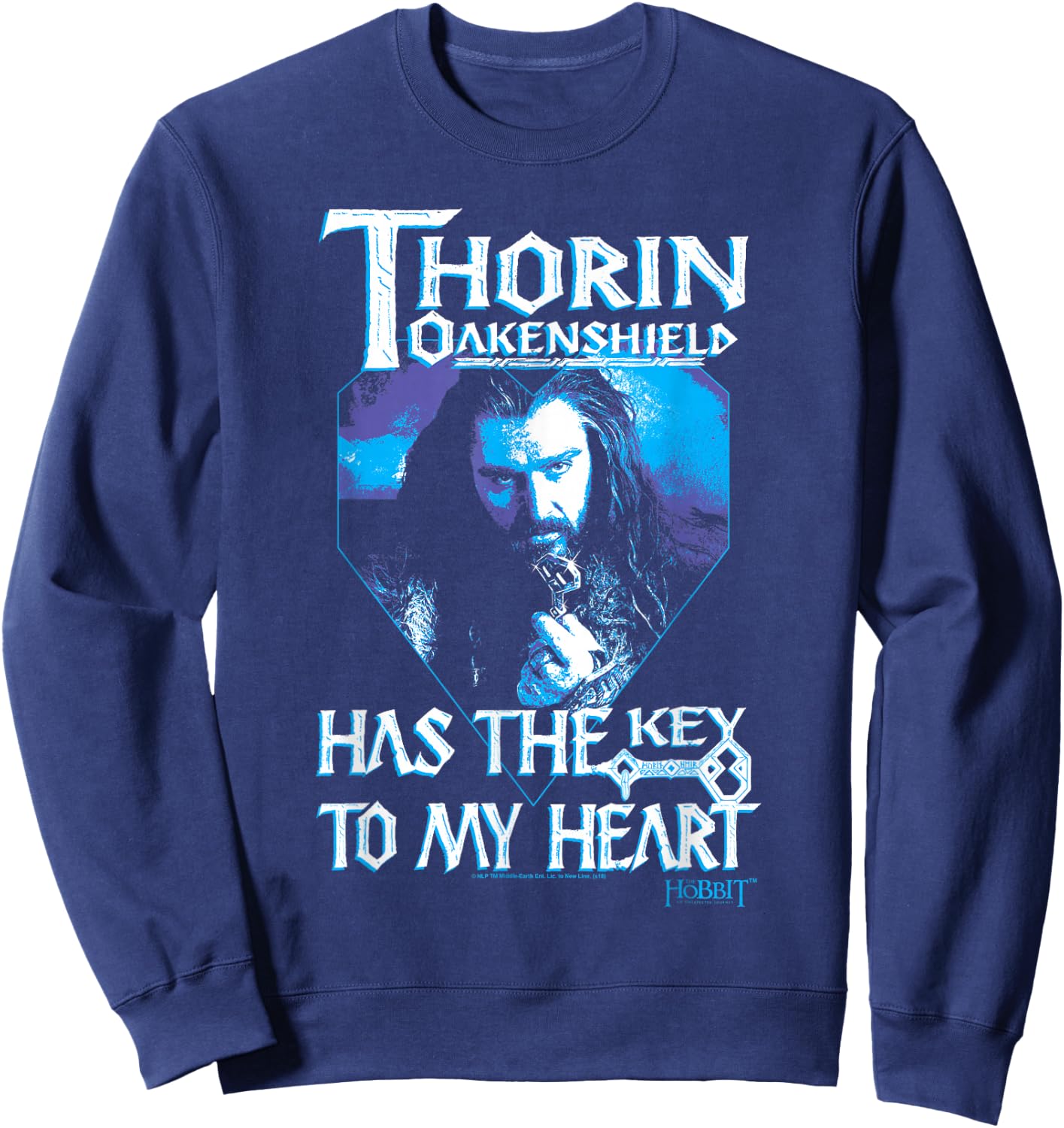 Hobbit Thorin's Key Sweatshirt - Sweatshirt | Navy