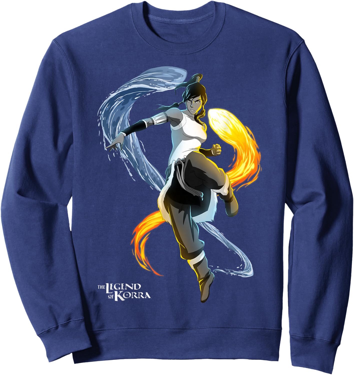 Nickelodeon The Legend of Korra Action Stance Sweatshirt - Sweatshirt | Navy