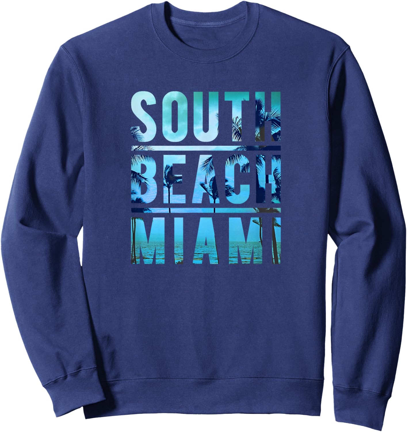 South Beach Miami Sweatshirt - Sweatshirt | Navy
