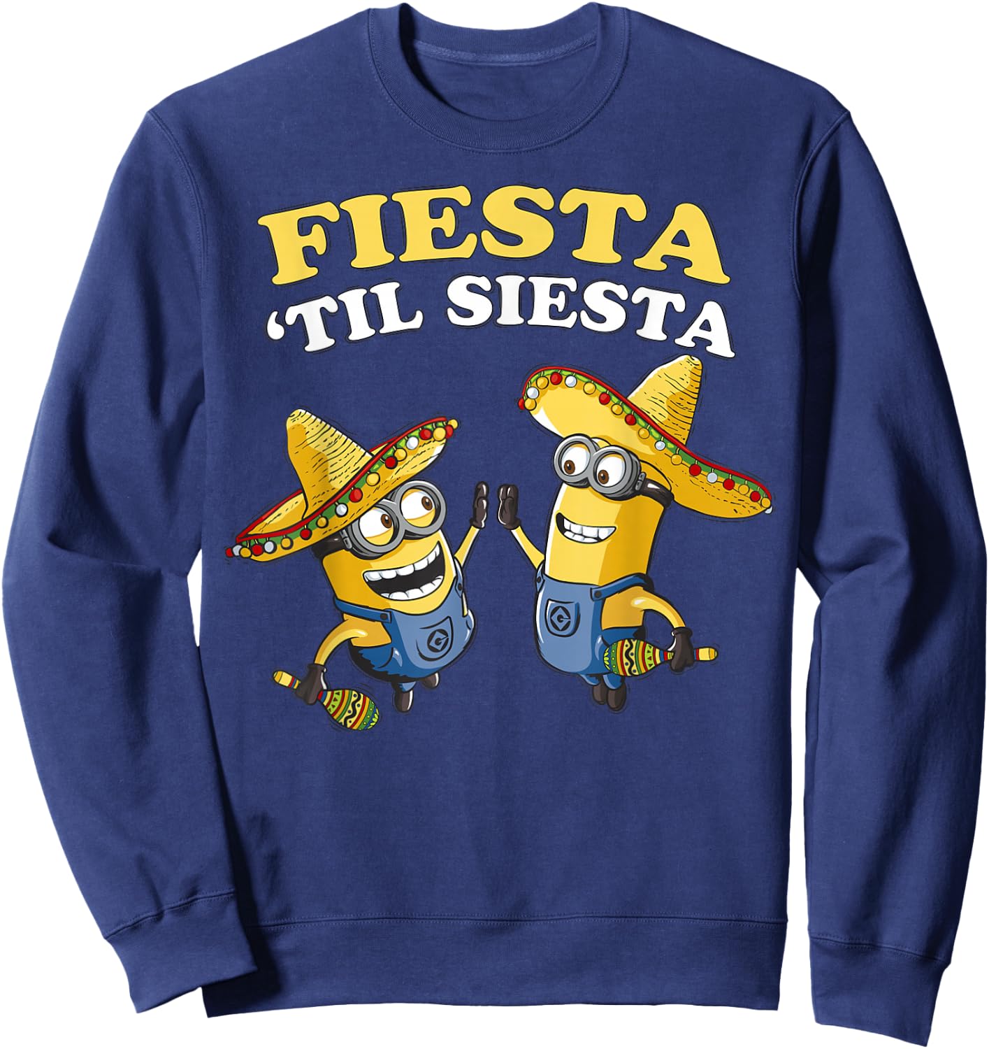 Despicable Me Minions Fiesta Til Siesta Graphic Sweatshirt - Sweatshirt | Navy