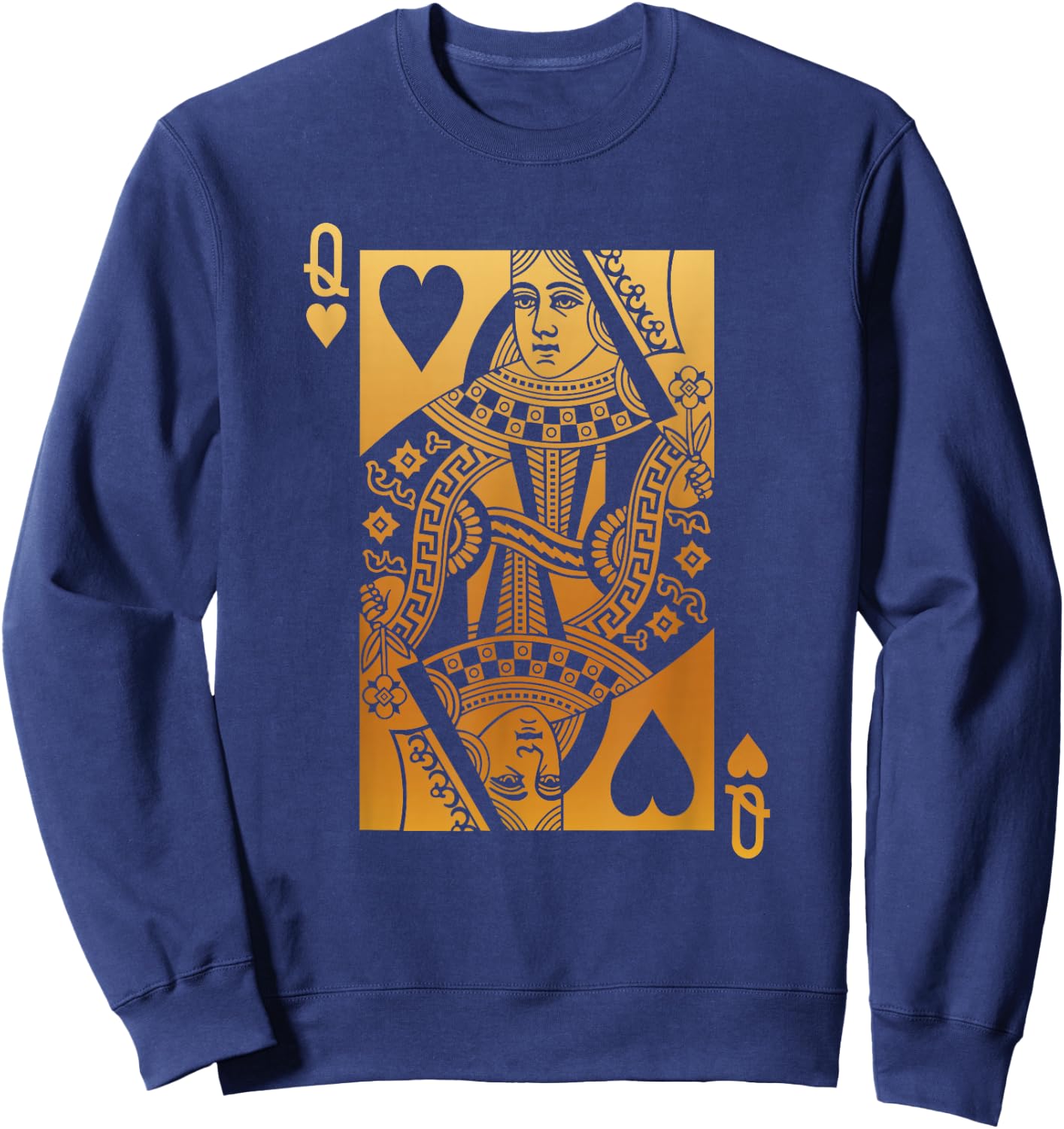 Queen of Hearts Sweatshirt - Sweatshirt | Navy