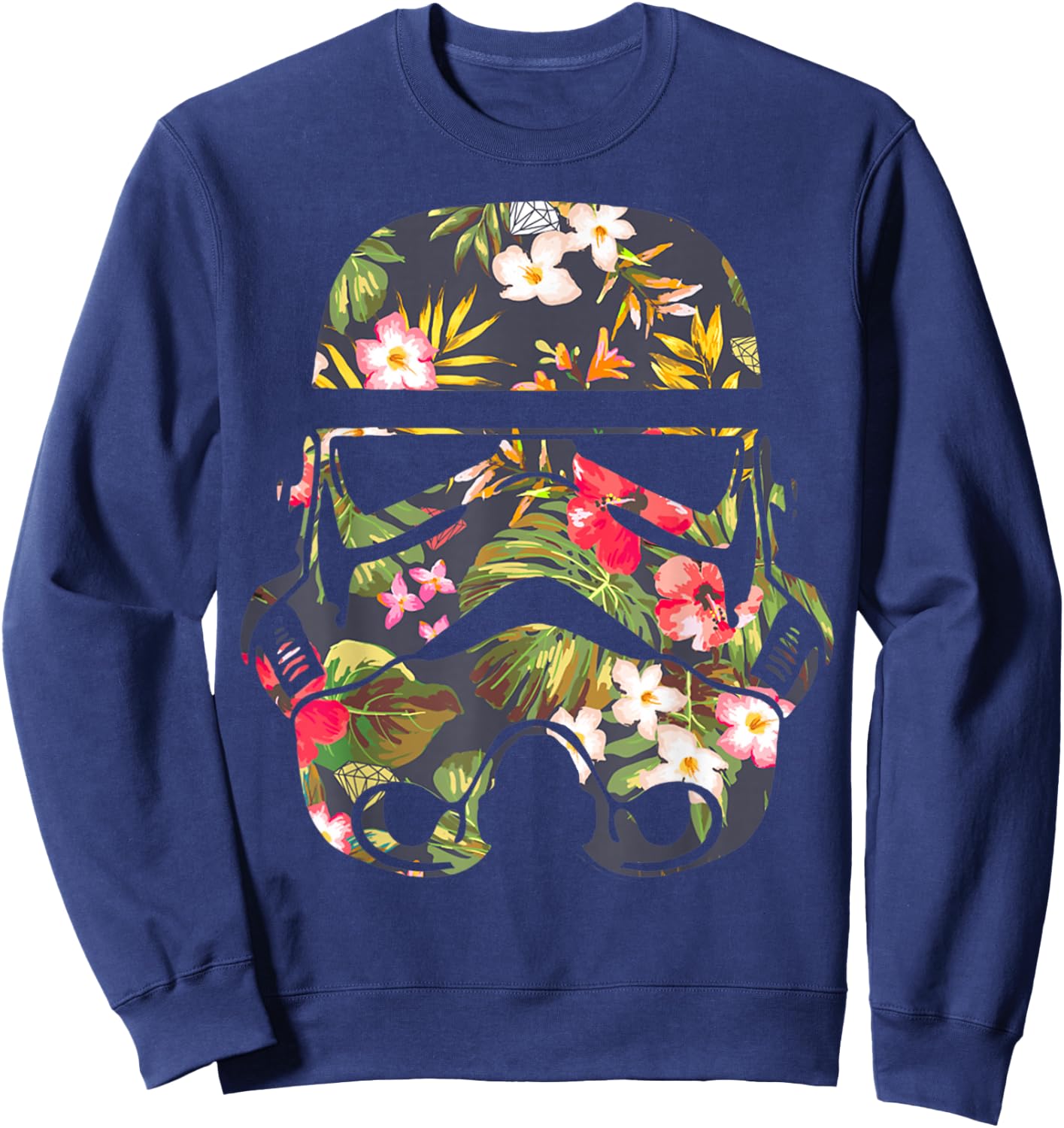 Star Wars Tropical Stormtrooper Floral Print Disney+ Sweatshirt - Sweatshirt | Navy