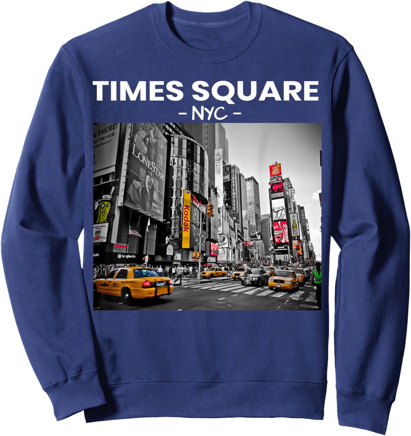 Times Square T Shirt NYC New York City Gift Sweatshirt - Sweatshirt | Navy
