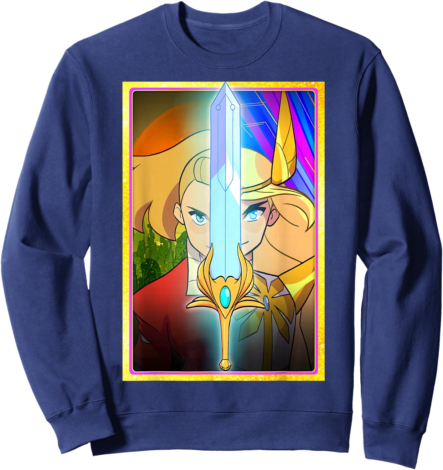 DreamWorks She-Ra Adora Character Split Sweatshirt - Sweatshirt | Navy