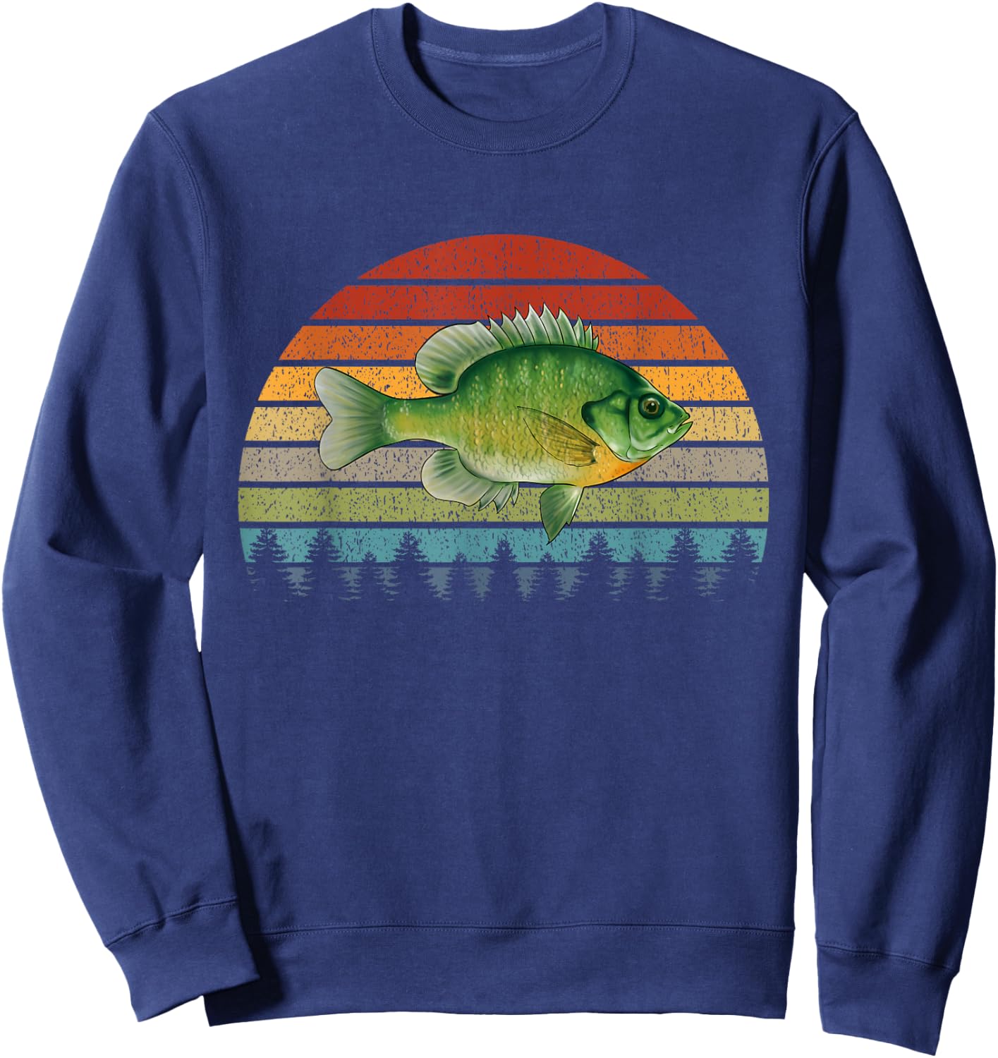 Bluegill Sunfish Fishing Freshwater Fish Sweatshirt - Sweatshirt | Navy