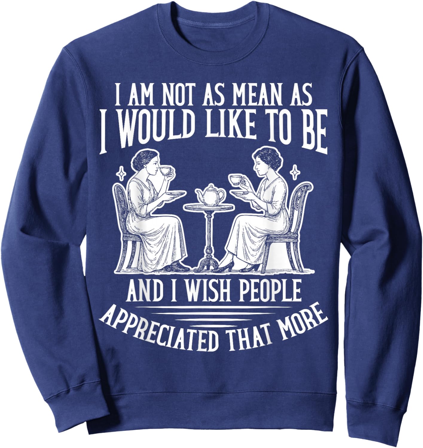 T-Shirt Sweatshirt - Sweatshirt | Navy